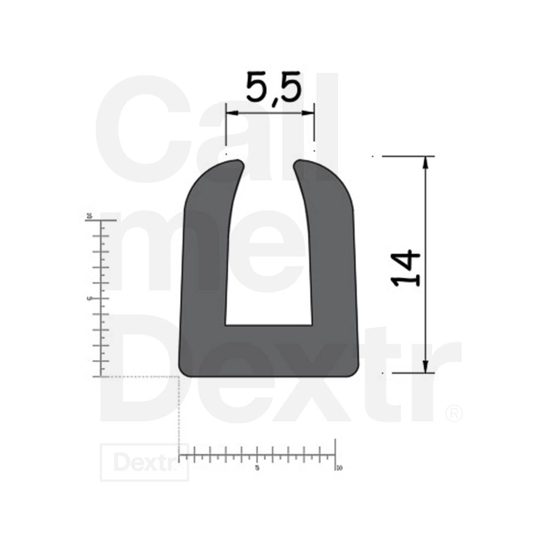 1-5.5mm met afmetingen