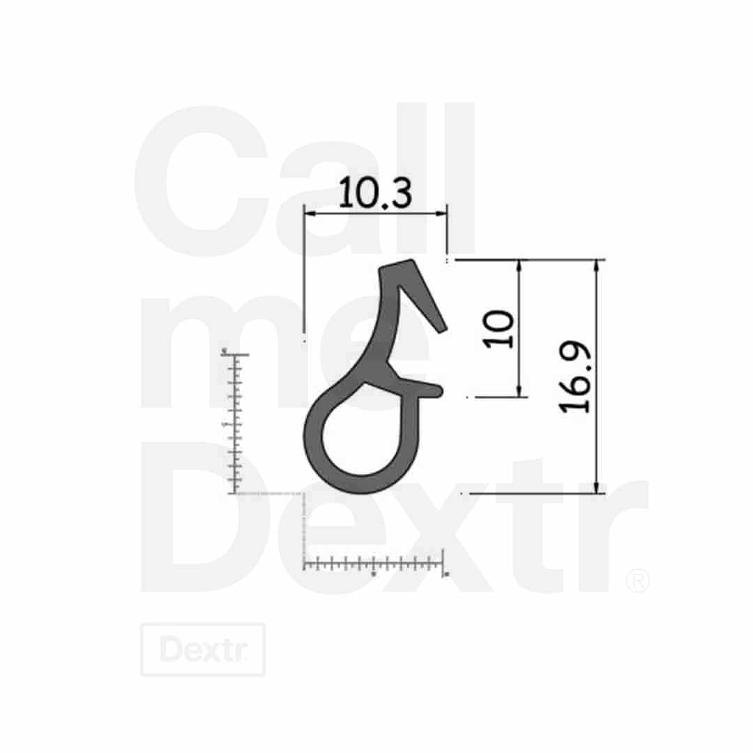 281 10 mm met afmetingen