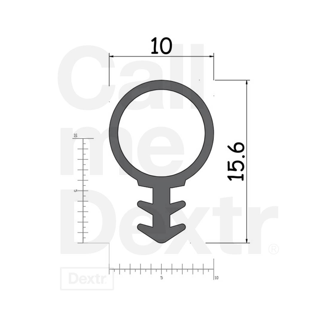559 10 mm met afmetingen
