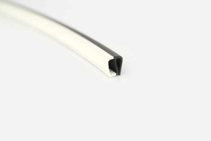 Extrusie vlamvertragend rubber U-profiel, tpe